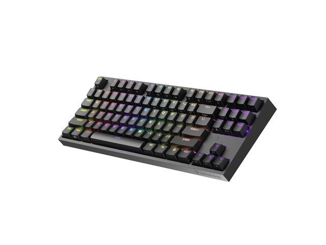 Gaming клавиатура Genesis Thor 404 TKL Black RGB Backlight US Layout Yellow Switch
