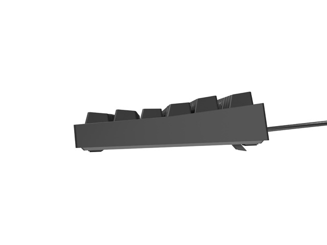 Gaming клавиатура Genesis Thor 404 TKL Black RGB Backlight US Layout Yellow Switch