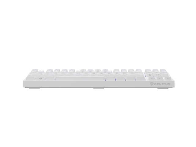 Gaming клавиатура Genesis Thor 404 TKL White RGB Backlight US Layout Yellow Switch