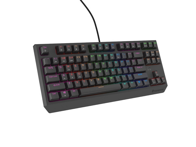 Gaming keyboardклавиатура Genesis Thor 230 TKL Lite US Rainbow Mechanical