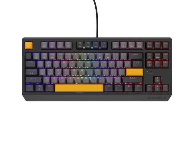 Gaming клавиатура Genesis Thor 230 TKL Anchor Gray Negative Red