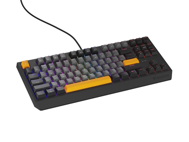 Gaming клавиатура Genesis Thor 230 TKL Anchor Gray Negative Red