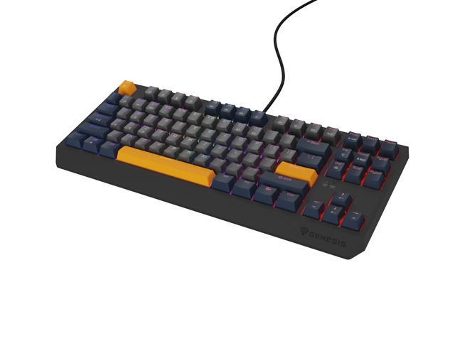 Gaming клавиатура Genesis Thor 230 TKL Naval Blue Negative US