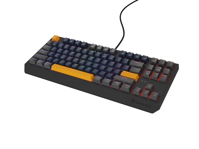 Gaming keyboard Genesis Thor 230 TKL Naval Blue Positive US