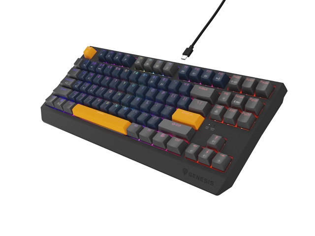 Gaming keyboard Genesis Thor 230 TKL Naval Blue Positive US
