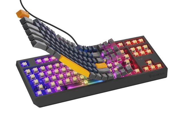 Gaming keyboard Genesis Thor 230 TKL Naval Blue Positive US