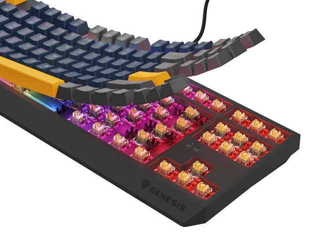 Gaming keyboard Genesis Thor 230 TKL Naval Blue Positive US