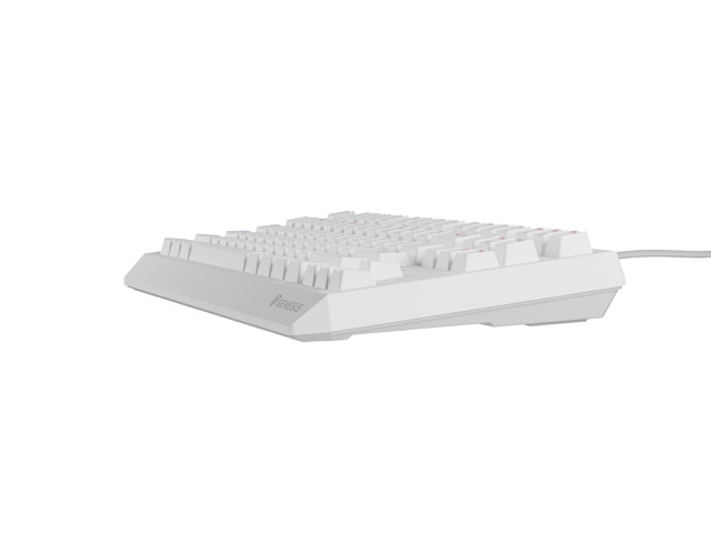 Gaming безжична клавиатура Genesis Thor 230 TKL US White RGB Mechanical Outemu Red