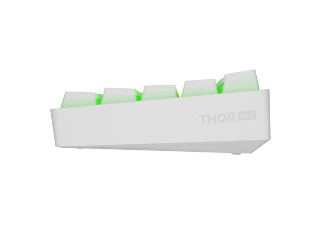 Gaming клавиатура Genesis Mechanical Thor 660 G2 Wireless RGB Backlight WHITE GATERON BROWN