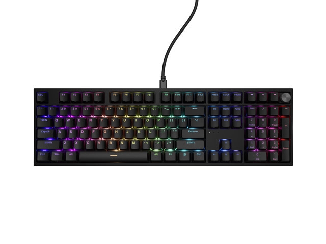 Гейминг клавиатура Genesis Thor 404 Black RGB Gateron Yellow Pro US Layout