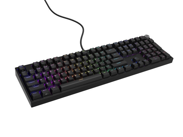Гейминг клавиатура Genesis Thor 404 Black RGB Gateron Yellow Pro US Layout