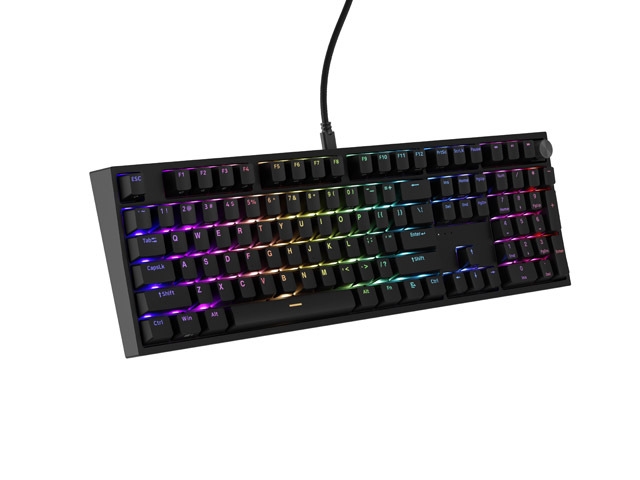 Гейминг клавиатура Genesis Thor 404 Black RGB Gateron Yellow Pro US Layout