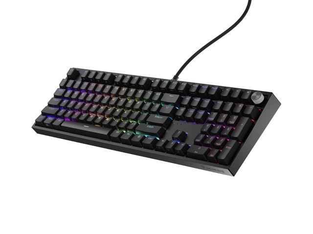 Гейминг клавиатура Genesis Thor 404 Black RGB Gateron Yellow Pro US Layout