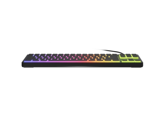 Gaming клавиатура Genesis Gaming Keyboard Thor 430 TKL, US, RGB Mechanical Outemu, Pink, Silent, Hot Swap Slim, Black