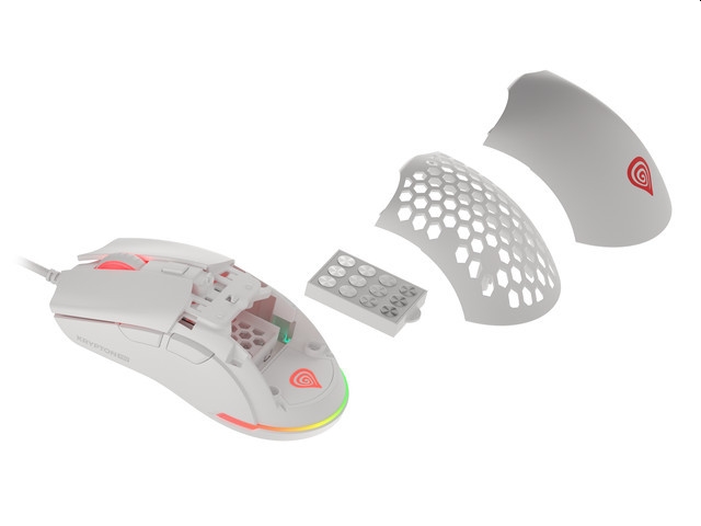 Gaming мишка Genesis Krypton 8000DPI RGB Ultralight White