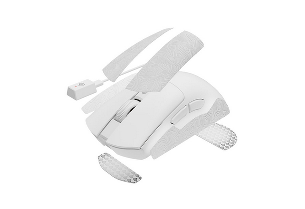Gaming мишка Genesis Wireless Gaming Mouse Zircon 880 Pro 8K 30000dpi, White
