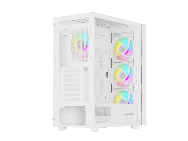 Gaming PC кутия Genesis DIAXID 605 RGB Mini Tower Window, White