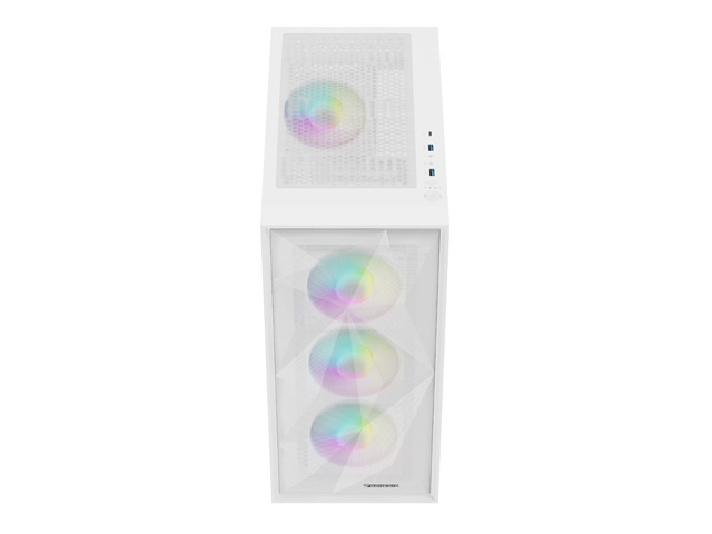 Gaming PC кутия Genesis DIAXID 605 RGB Mini Tower Window, White