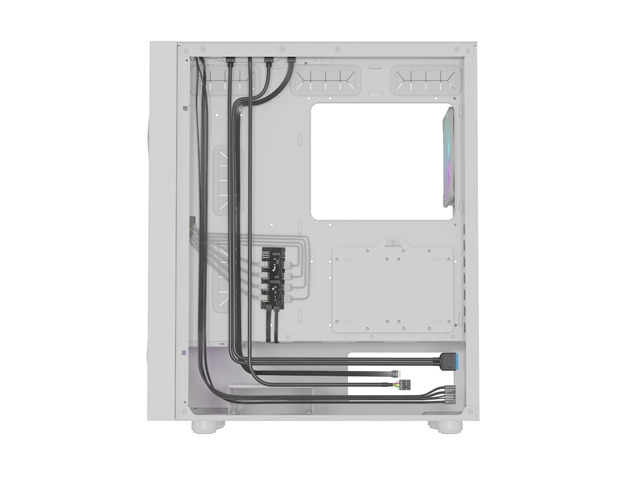 Gaming PC кутия Genesis DIAXID 605 RGB Mini Tower Window, White