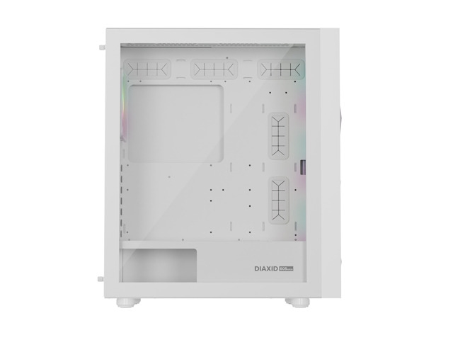 Gaming PC кутия Genesis DIAXID 605 RGB Mini Tower Window, White