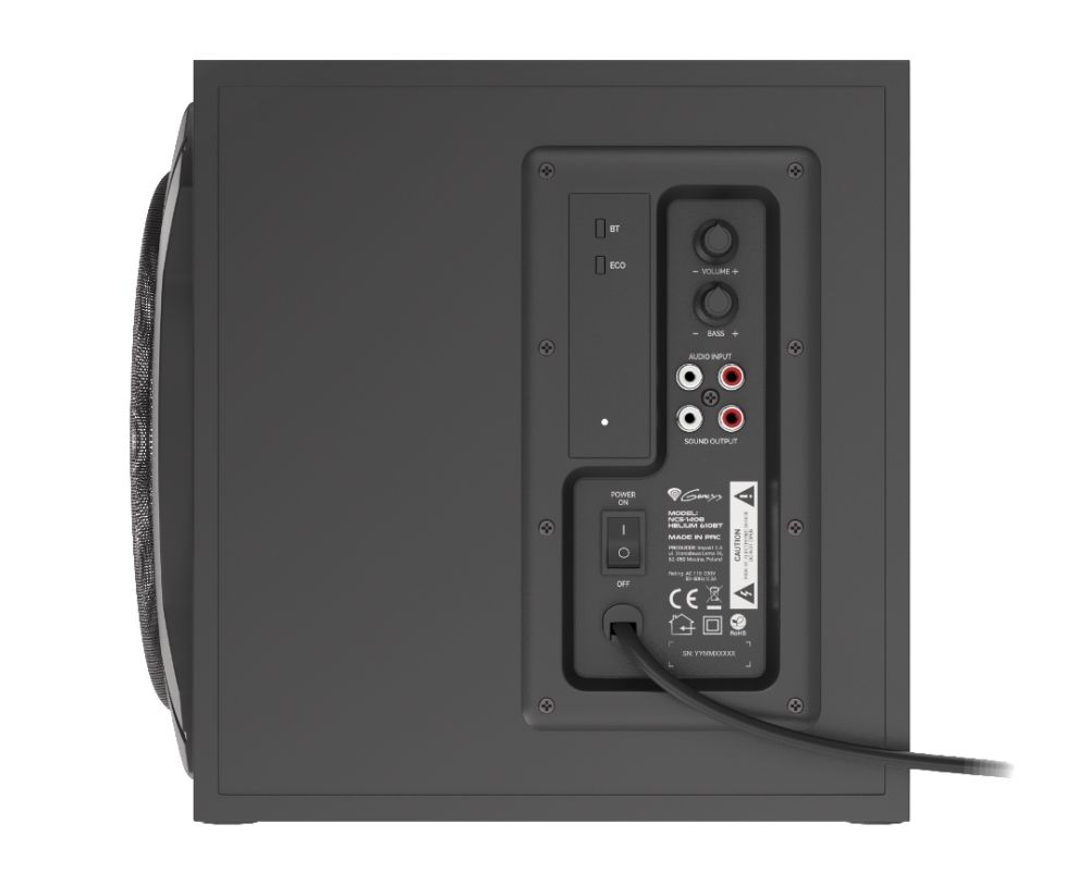 Гейминг колонки Genesis Helium 610BT 60W Wired, Black