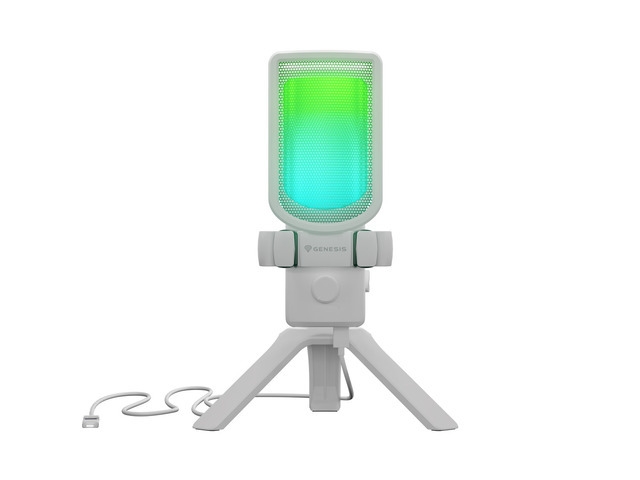 Gaming микрофон Genesis Radium 250 USB Stand бял