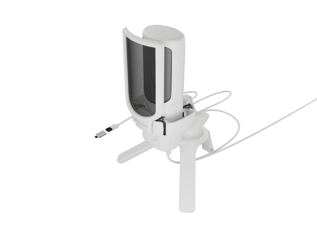 Gaming микрофон Genesis Radium 250 USB Stand бял