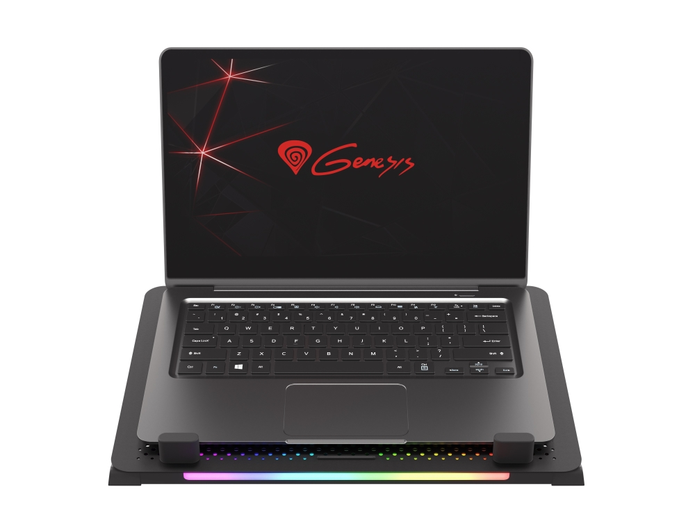 Gaming pad genesis laptop cooling oxid 450 rgb 15.6
