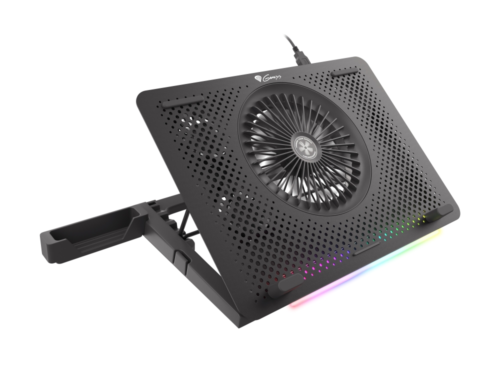 Gaming pad genesis laptop cooling oxid 450 rgb 15.6
