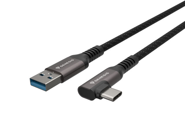 Gaming кабел Genesis USB-C(M)->USB-A(M) 3.1 GEN 1, 5GB/S PD15W VR, 3m, Black