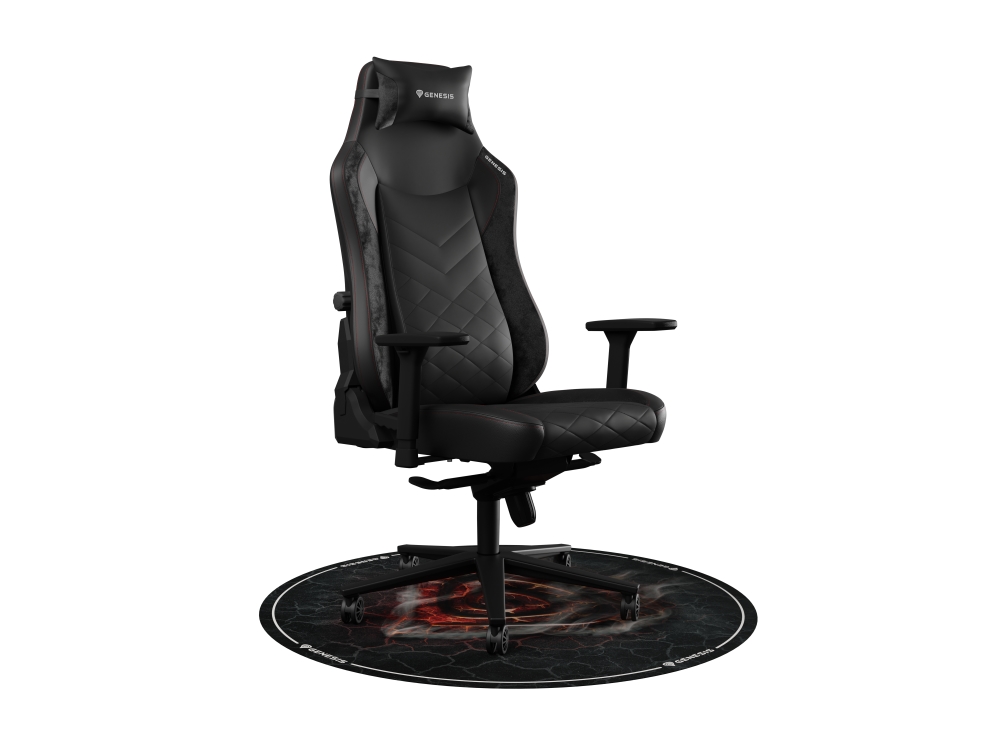 Gaming протектор за под Genesis Protective Floor Mat Tellur 400 Round Lava 100cm