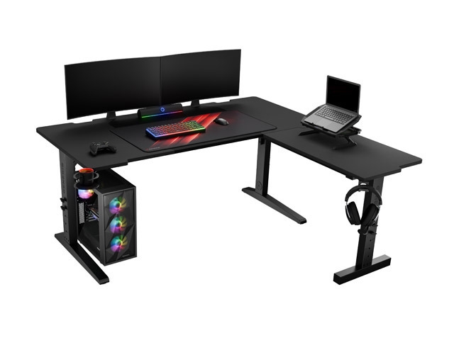 Genesis Holm Modular 160 Corner gaming desk set + Holm Modular Corner 160 cm