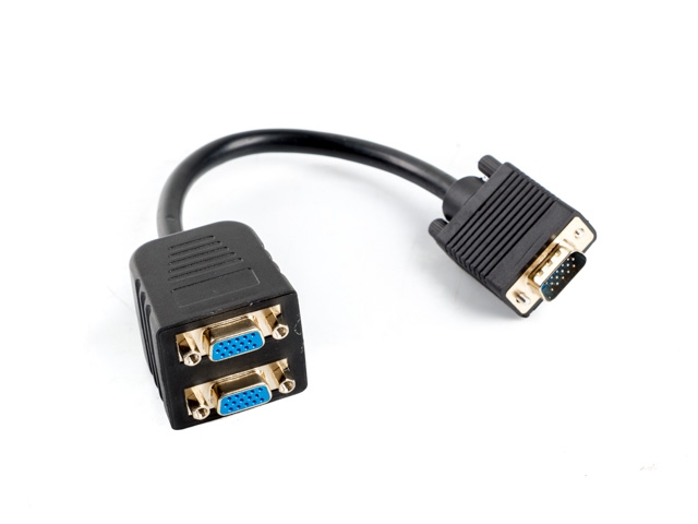 Adapter lanberg vga -> vgax2, 20cm