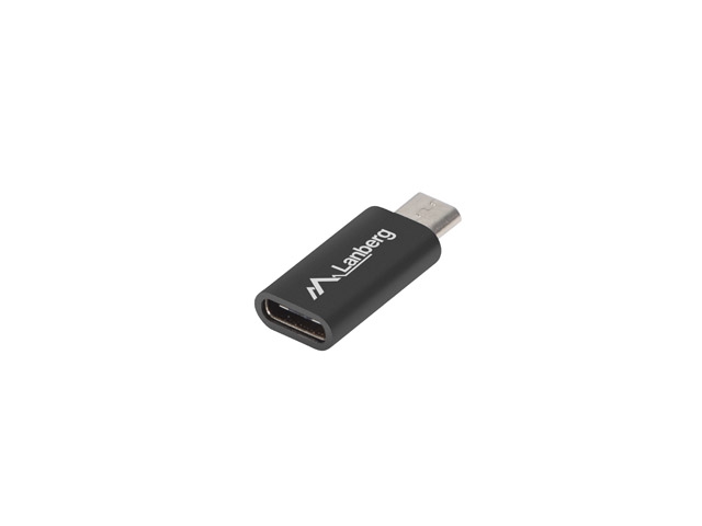 Адаптер Lanberg USB type-c (f) -> micro-b (m) 2.0, black