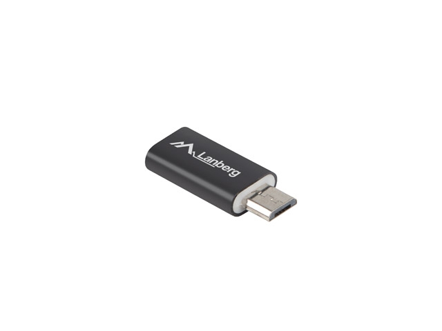 Адаптер Lanberg USB type-c (f) -> micro-b (m) 2.0, black