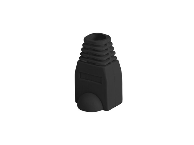 Lanberg Strain Relief RJ‑45 Boot Cap Black 100‑Pack