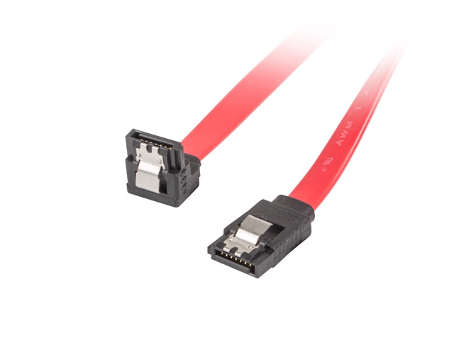 Метален клипс SATA DATA III (6GB/S) F/F cable 50cm, red