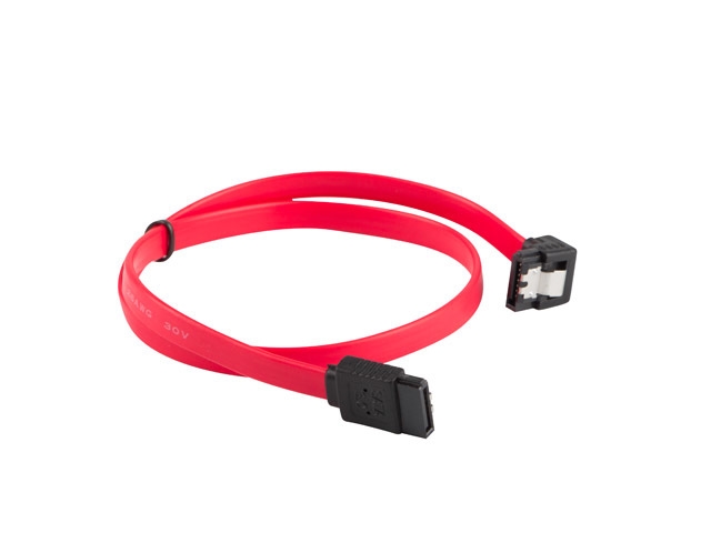 Метален клипс SATA DATA III (6GB/S) F/F cable 50cm, red