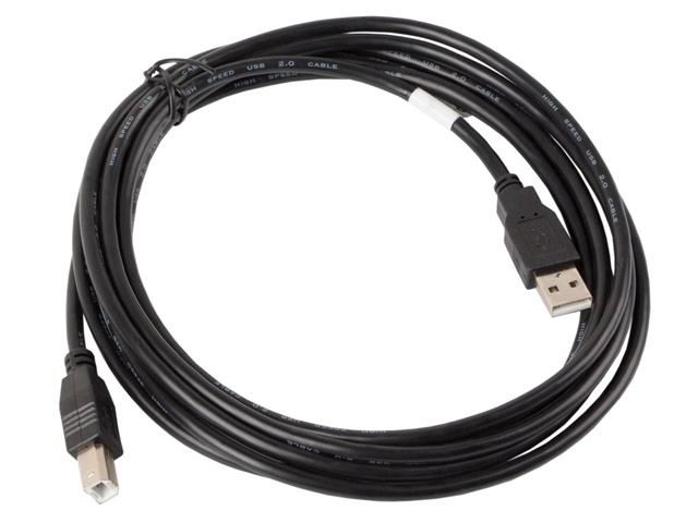 USB кабел Lanberg  USB-A (M) -> USB-B (M) 2.0 3m, black