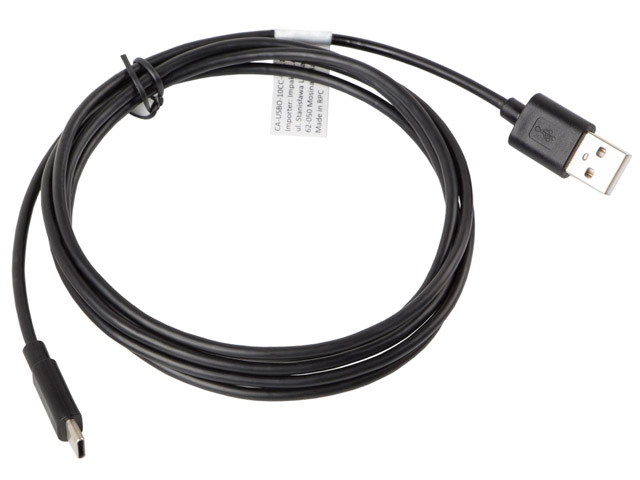 Cable lanberg usb-c(m) ->  usb-a 2.0 1.8m, black
