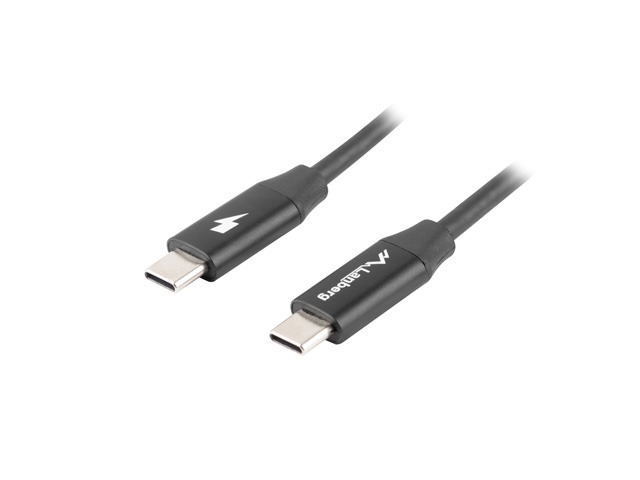 USB кабел Lanberg USB-C M/M 2.0 1.8m Quick Charge 4.0, black