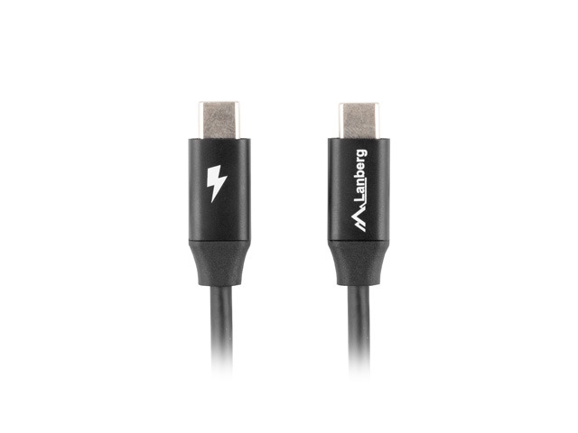USB кабел Lanberg USB-C M/M 2.0 1.8m Quick Charge 4.0, black