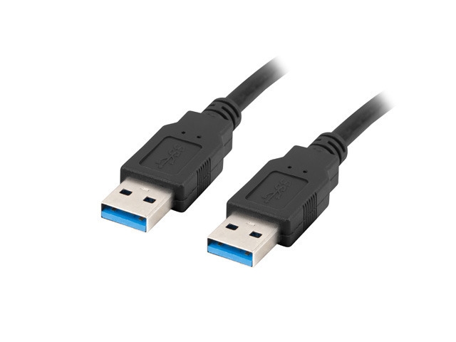 USB cable Lanberg USB-A M/M 3.0 cable 1m, black
