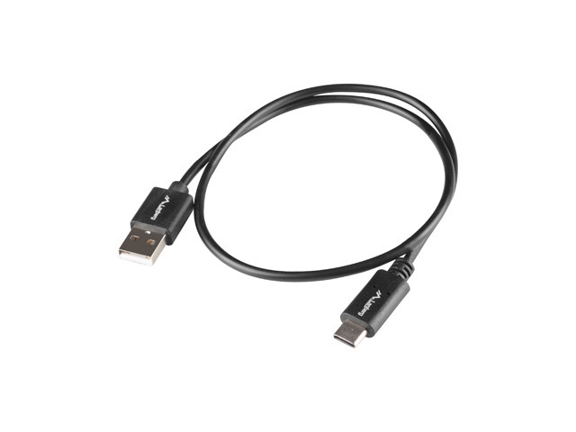 USB кабел Lanberg USB-C(M) -> USB-A(M) 2.0 cable 1.8m QC 3.0 BOX, black
