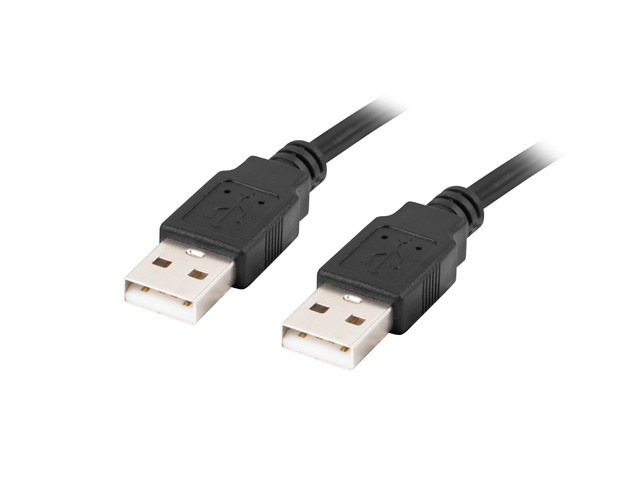 USB cable Lanberg USB-A M/M 2.0 cable 1.8m black