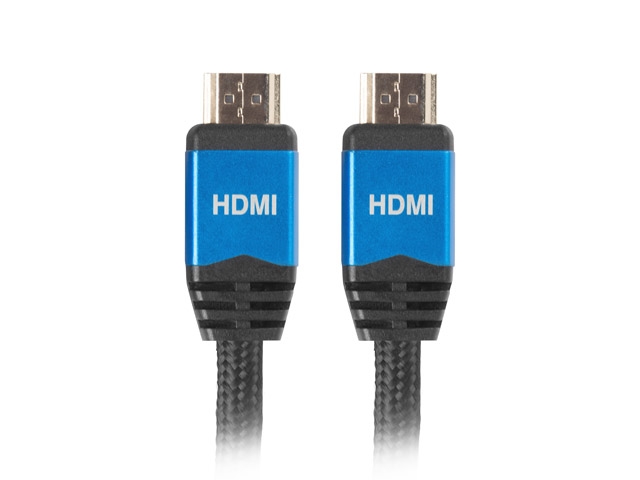 Cable lanberg hdmi m/m v2.0 3m cu, black premium