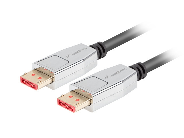 Кабел Lanberg display port M/M 20pin V1.4 1.8m 8K 60Hz, Black