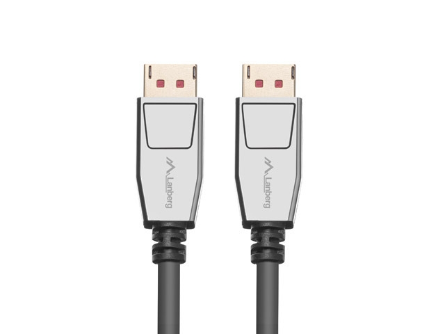 Кабел Lanberg display port M/M 20pin V1.4 1.8m 8K 60Hz, Black