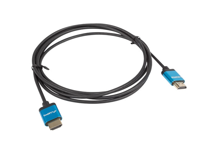 HDMI Кабел Lanberg M/M V2.0 1.8m, 4K Slim, black