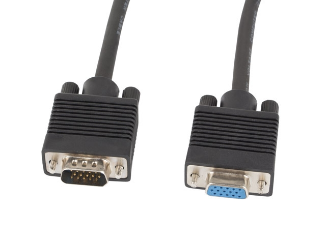 Видео кабел Lanberg Cable VGA M/F EXTENSION 5M